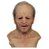 Halloween Old Man Latex Mask Cosplay Party Full Face Mask Headgear