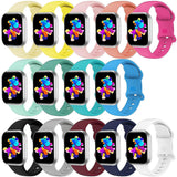 [14-Pack] Watch Bands Compatible with Apple Watch Bands 40mm 38mm 41mm Series 7/6/5/4 Women Men, Soft Silicone Sports Bracelets for I