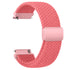 20mm Braided Sololoop for Garmin Vivoactive 5/3/3 Music Band Wristband for Garmin VivoMove3/Trend/Sport Venu SQ/SQ2/2plus Strap Rose Pink 20mm