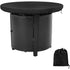 Fire Pit Protective Cover, Anti-UV 420D Round Protective Cover for Fire Pit Protection and Waterproof for Patio Fire Pit for Thin Grills, Fire Pit