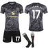 2024-2025 Manchester United Special Edition Black Football Kit for Kids Adult No.17 GARNACHO—max No.17 GARNACHO S