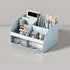 Desktop Storage Box White/Blue/Pink Paper Boxes Type Other Blue
