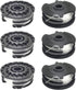6-pack replacement lens coils for LIDL Parkside PRTA 20-Li A1, B2, C3, PRT 550 A1, A3, PRT 300 A1 grass trimmer