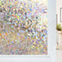 Electrostatic window film with rainbow effect, decorative anti-glare window film, 3D anti-UV window film, 45x200cm 45X200