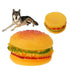 Pet Toy, Dog, Hamburger Shaped Sound Toy That Squeaks, Chew Toy for Small and Large Dogs, Cat Training, Play and Chew