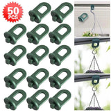 50pcs Greenhouse Plant Crop Clamps Greenhouse Hanging Clamp Crop Hooks