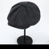 2023 Retro Newsboy Caps Men Octagonal Hats Peaky Blinders Newsbo Black