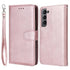 Compatible with Samsung S22 Magnetic 2-in-1 Phone Case/Wallet - Pink Pink gold Pink gold
