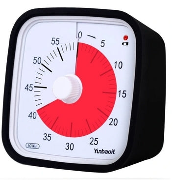 Visual Timer 60min - classroom school for children Black 150