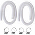 Pool Hose, 2 pcs 32 mm hose for above ground pool, 150 cm pool pump hose for Intex 330 GPH, 530 GPH and 1000 GPH/NC/_max Black Black