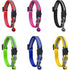 6X Adjustable Reflective Collars for Cats and Puppies with Bell and Safety Buckle, Cute Multicolor Pet Accessories