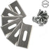 Pack of 30 lawn mower blades for Husqvarna with double ground stainless steel blades 36.518.50.65mm..DEBUNS