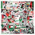 100 pcs Palestine stickers free country sticker gift for motorcycle