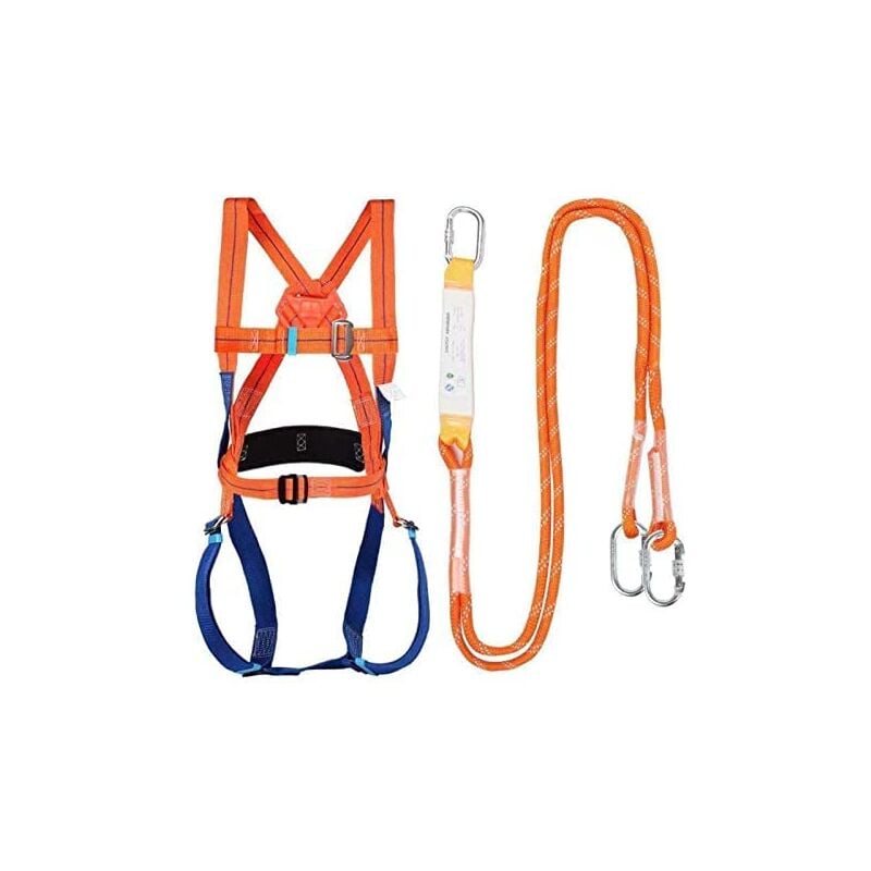 Full Body Harness Fall Protection Kit for Belt, Safety Belt, Rescue Rope