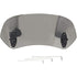 Motorcycle Windshield - Adjustable Clip-On Windshield Wind Deflector Windscreen Accessories for Motorcycle Tawny