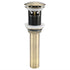 G1 1/4\" Pop-up Retro Sink Plug Waste Click-clack Drain with Overflow Bronzed Brass Universal Sink Drain Valve Basin Siphon - with Overflow