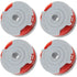 4-pack string trimmer line spool for Flymo FLY021 brush cutter line spool replacement spool for Flymo string trimmer 36ft/1.5mm
