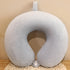 Travel Pillow Neck Pillow Memory Foam Travel Pillows Head Support Pillow for Airplane Train Car Office Travel Essential Flight Pillow (Gray) Gray