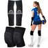 Volleyball Knee Pads & Arm Guards, Equipment with High Protection Plate Volleyball Knee Pads Thumb Hole Arm Guards for Women Teenage Girls Training