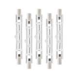 5-pack R7s 118mm 200W 230V, R7s Halogen Linear Light Source, Dimmable Halogen Lamp for Construction Works_MGF 200W