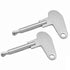 2X Ignition Keys Tractor Vintage Excavator Truck Ignition Lock Key