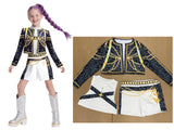 2025 Demon Hunter K-Pop Costume | Halloween Outfit Women Kids Cosplay No. 7 3-piece set_tfrf No. 7 3-piece set 130cm