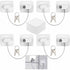 pcs Child Safety Window Locks, Refrigerator Locks for Children, Lock Refrigerator Door Cabinet Window with 8 Keys, Window Safety