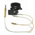 Thermocouple and tilt switch for patio heater tip protection