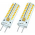 GY6.35 LED bulb, LED G6.35 12V, 7W halogen bulb equivalent to 50W, warm white 3000K, 360° beam angle, for cabinet lighting, non-dimmable (2_MGF