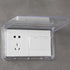Switch Protective Cover Socket Waterproof Box TRANSPARENT transparent
