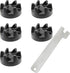 5pcs Mixer Rubber Coupling Gear Coupling With Removal Tool For Kitchenaid 9704230