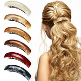 pcs Hair Clips for Women Hair Clips Hair Accessories Large French Hairpins Retro Hair Clip, 6 Colors (Classic Pattern)