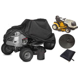 Lawnmower Tarpaulin, Garden Tractor Protective Cover, Waterproof UV-Resistant Dust Cover for Riding Lawn Mower, Protective Cover Contr-L