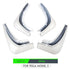 pcs Mudguards for Tesla Model 3 Front Rear Mudguard Fender Kit White Model 3_tfrf White Model 3