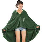 Attack on Titan Cosplay Blanket Cloak Costume Shingeki No Kyojin Survey Corps Cloak Cape Flannel Hoodie Costumes style1 M