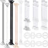 24pcs Transparent Bra Straps, Invisible Adjustable Bra Straps Non-slip Bra Replacement Straps, 8pcs Transparent Bra Strap Clips + 16pcs Bra Straps_xx_yux