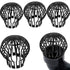 Set of 4 downpipe covers, gutter covers 145 x 11 cm - Brand - Black