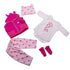 Clothes for baby dolls 43-51 cm - Matching accessories and gift sets