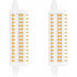 20W 118mm R7s Dimmable LED bulb, Daylight 4000K, 2200lm, 2 pcs - Equivalent to 200W Halogen, Energy Class A+