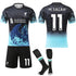Liverpool 2025-26 Anniversary Shirt & Socks, M. Salah No.11, Blue No.11 M.SALAH 16