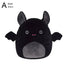 Squishmallows 2022 Halloween Squad 8" Emily The All Black Bat Plush