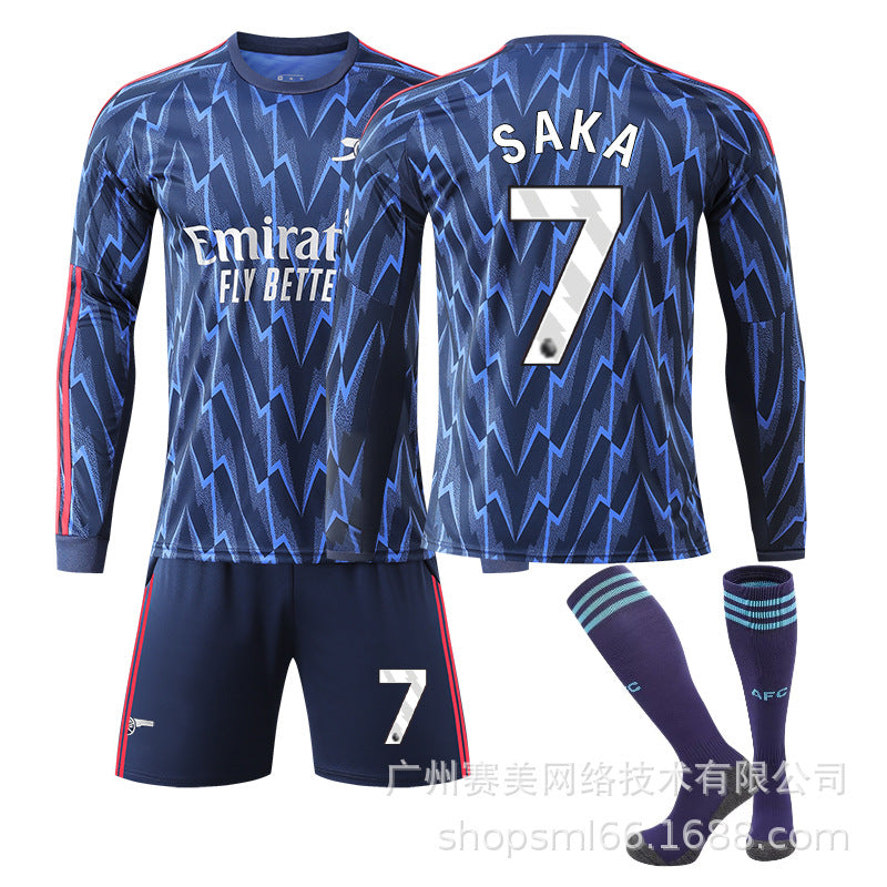 25-26 Arsenal away shirt long sleeve set (with socks) NO.7 SAKA 26#