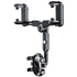 Car Rearview Mirror Phone Holder 360 Rotating Navigation Mount for Car