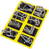 8pcs/set Metal Brain Teaser IQ Brain Training Puzzle Rings Separate Toy Board Games for Kids and Adults