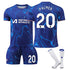 Chelsea Home Kids Football Shirt with Socks NO.20 Palmer-WELLNESS 2024-2025 28