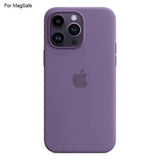 Compatible with iPhone 14 Pro Case Compatible with MagSafe Liquid Silicone Phone Case [Induction Popover] - Perfect Purple_MGF Purple
