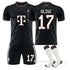 Bayern away shirt set 25-26 (with socks) NO.17 OLISE 26