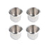 4pcs Universal Marine Boat Cup Holder 68X55mm Stainless Steel Drop-in Drink Holder for Poker Table Sofa_yux