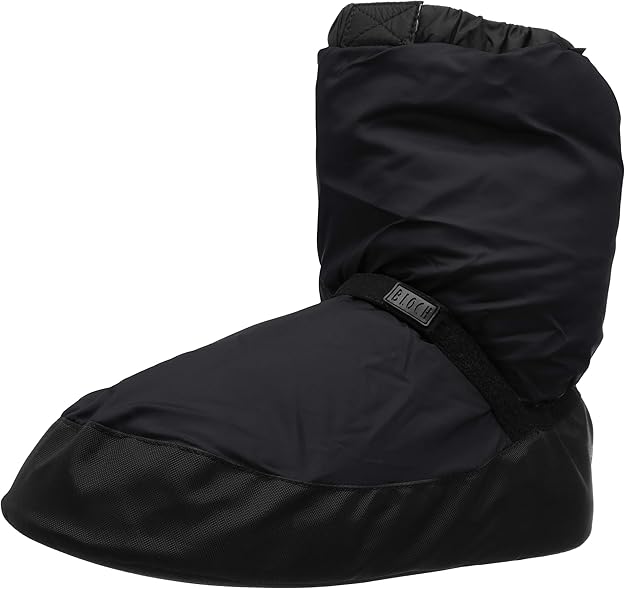 Unisex Warm-Up Bootie Dance Shoes Black Black Black 34 35