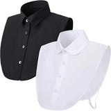 pcs Detachable collars, black and white